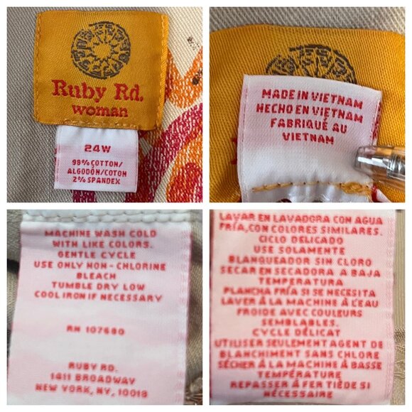 NWT Ruby Red Women's Jacket Size Large Cropped  Aztec Button Front Pocket - Picture 10 of 16